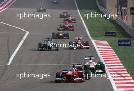 Fernando Alonso (ESP), Scuderia Ferrari  21.04.2013. Formula 1 World Championship, Rd 4, Bahrain Grand Prix, Sakhir, Bahrain, Race Day