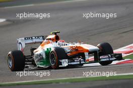 Adrian Sutil (GER) Sahara Force India VJM06. 21.04.2013. Formula 1 World Championship, Rd 4, Bahrain Grand Prix, Sakhir, Bahrain, Race Day