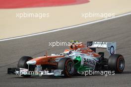 Adrian Sutil (GER) Sahara Force India VJM06. 21.04.2013. Formula 1 World Championship, Rd 4, Bahrain Grand Prix, Sakhir, Bahrain, Race Day