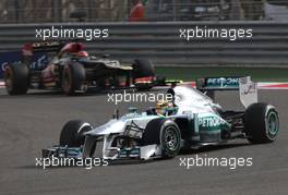 Lewis Hamilton (GBR), Mercedes Grand Prix  21.04.2013. Formula 1 World Championship, Rd 4, Bahrain Grand Prix, Sakhir, Bahrain, Race Day