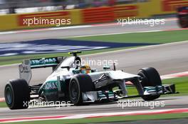 Lewis Hamilton (GBR) Mercedes AMG F1 W04. 21.04.2013. Formula 1 World Championship, Rd 4, Bahrain Grand Prix, Sakhir, Bahrain, Race Day