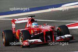 Fernando Alonso (ESP) Ferrari F138. 21.04.2013. Formula 1 World Championship, Rd 4, Bahrain Grand Prix, Sakhir, Bahrain, Race Day