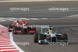 Lewis Hamilton (GBR) Mercedes AMG F1 W04. 21.04.2013. Formula 1 World Championship, Rd 4, Bahrain Grand Prix, Sakhir, Bahrain, Race Day