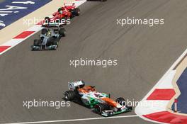 Paul di Resta (GBR) Sahara Force India VJM06. 21.04.2013. Formula 1 World Championship, Rd 4, Bahrain Grand Prix, Sakhir, Bahrain, Race Day