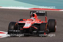 Jules Bianchi (FRA) Marussia F1 Team MR02. 21.04.2013. Formula 1 World Championship, Rd 4, Bahrain Grand Prix, Sakhir, Bahrain, Race Day