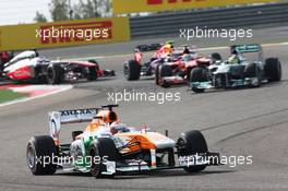 Paul di Resta (GBR) Sahara Force India VJM06. 21.04.2013. Formula 1 World Championship, Rd 4, Bahrain Grand Prix, Sakhir, Bahrain, Race Day