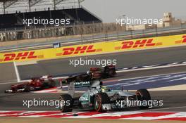 Nico Rosberg (GER) Mercedes AMG F1 W04. 21.04.2013. Formula 1 World Championship, Rd 4, Bahrain Grand Prix, Sakhir, Bahrain, Race Day