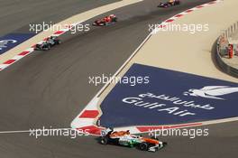 Paul di Resta (GBR) Sahara Force India VJM06. 21.04.2013. Formula 1 World Championship, Rd 4, Bahrain Grand Prix, Sakhir, Bahrain, Race Day