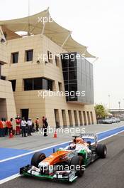 Paul di Resta (GBR) Sahara Force India VJM06. 20.04.2013. Formula 1 World Championship, Rd 4, Bahrain Grand Prix, Sakhir, Bahrain, Qualifying Day