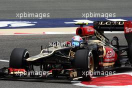 Romain Grosjean (FRA) Lotus F1 E21. 20.04.2013. Formula 1 World Championship, Rd 4, Bahrain Grand Prix, Sakhir, Bahrain, Qualifying Day