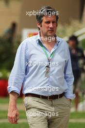 Jon McEvoy (GBR) Journalist. 20.04.2013. Formula 1 World Championship, Rd 4, Bahrain Grand Prix, Sakhir, Bahrain, Qualifying Day