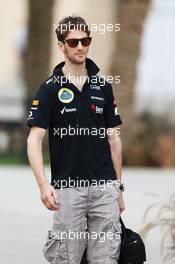Romain Grosjean (FRA) Lotus F1 Team. 20.04.2013. Formula 1 World Championship, Rd 4, Bahrain Grand Prix, Sakhir, Bahrain, Qualifying Day