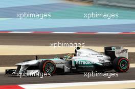 Lewis Hamilton (GBR) Mercedes AMG F1 W04. 20.04.2013. Formula 1 World Championship, Rd 4, Bahrain Grand Prix, Sakhir, Bahrain, Qualifying Day