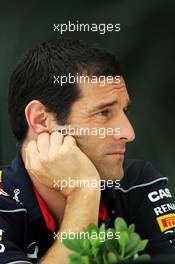 Mark Webber (AUS) Red Bull Racing. 20.04.2013. Formula 1 World Championship, Rd 4, Bahrain Grand Prix, Sakhir, Bahrain, Qualifying Day