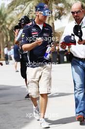 Sebastian Vettel (GER) Red Bull Racing. 21.04.2013. Formula 1 World Championship, Rd 4, Bahrain Grand Prix, Sakhir, Bahrain, Race Day