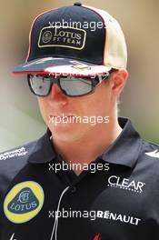 Kimi Raikkonen (FIN) Lotus F1 Team. 21.04.2013. Formula 1 World Championship, Rd 4, Bahrain Grand Prix, Sakhir, Bahrain, Race Day