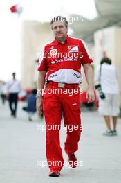 Pat Fry (GBR) Ferrari Deputy Technical Director and Head of Race Engineering. 18.04.2013. Formula 1 World Championship, Rd 4, Bahrain Grand Prix, Sakhir, Bahrain, Preparation Day
