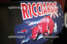 Pit board for Daniel Ricciardo (AUS) Scuderia Toro Rosso. 18.04.2013. Formula 1 World Championship, Rd 4, Bahrain Grand Prix, Sakhir, Bahrain, Preparation Day