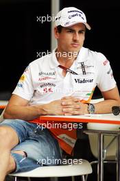 Adrian Sutil (GER) Sahara Force India F1. 18.04.2013. Formula 1 World Championship, Rd 4, Bahrain Grand Prix, Sakhir, Bahrain, Preparation Day