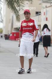Felipe Massa (BRA) Ferrari. 18.04.2013. Formula 1 World Championship, Rd 4, Bahrain Grand Prix, Sakhir, Bahrain, Preparation Day
