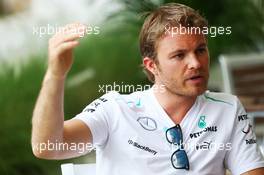 Nico Rosberg (GER) Mercedes AMG F1. 18.04.2013. Formula 1 World Championship, Rd 4, Bahrain Grand Prix, Sakhir, Bahrain, Preparation Day