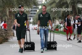 Giedo van der Garde (NLD) Caterham F1 Team. 18.04.2013. Formula 1 World Championship, Rd 4, Bahrain Grand Prix, Sakhir, Bahrain, Preparation Day