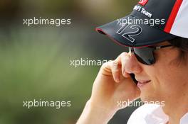 Esteban Gutierrez (MEX) Sauber. 18.04.2013. Formula 1 World Championship, Rd 4, Bahrain Grand Prix, Sakhir, Bahrain, Preparation Day