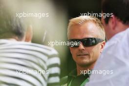 Heikki Kovalainen (FIN) Caterham F1 Team Reserve Driver. 18.04.2013. Formula 1 World Championship, Rd 4, Bahrain Grand Prix, Sakhir, Bahrain, Preparation Day