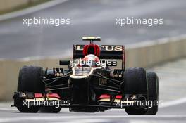 Romain Grosjean (FRA) Lotus F1 E21. 22.11.2013. Formula 1 World Championship, Rd 19, Brazilian Grand Prix, Sao Paulo, Brazil, Practice Day.