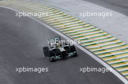 Nico Rosberg (GER), Mercedes GP  22.11.2013. Formula 1 World Championship, Rd 19, Brazilian Grand Prix, Sao Paulo, Brazil, Practice Day.