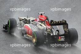 Heikki Kovalainen (FIN) Lotus F1 E21. 22.11.2013. Formula 1 World Championship, Rd 19, Brazilian Grand Prix, Sao Paulo, Brazil, Practice Day.