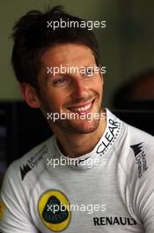 Romain Grosjean (FRA) Lotus F1 Team. 22.11.2013. Formula 1 World Championship, Rd 19, Brazilian Grand Prix, Sao Paulo, Brazil, Practice Day.