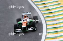 Paul di Resta (GBR), Force India Formula One Team  22.11.2013. Formula 1 World Championship, Rd 19, Brazilian Grand Prix, Sao Paulo, Brazil, Practice Day.