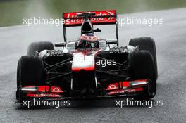 Jenson Button (GBR) McLaren MP4-28. 22.11.2013. Formula 1 World Championship, Rd 19, Brazilian Grand Prix, Sao Paulo, Brazil, Practice Day.