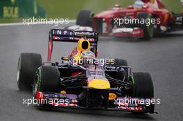 Sebastian Vettel (GER) Red Bull Racing RB9. 22.11.2013. Formula 1 World Championship, Rd 19, Brazilian Grand Prix, Sao Paulo, Brazil, Practice Day.