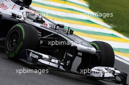 Valtteri Bottas (FIN) Williams FW35. 22.11.2013. Formula 1 World Championship, Rd 19, Brazilian Grand Prix, Sao Paulo, Brazil, Practice Day.