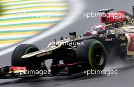 Heikki Kovalainen (FIN), Lotus F1 Team  22.11.2013. Formula 1 World Championship, Rd 19, Brazilian Grand Prix, Sao Paulo, Brazil, Practice Day.