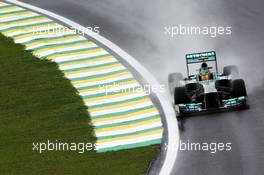 Lewis Hamilton (GBR) Mercedes AMG F1 W04. 22.11.2013. Formula 1 World Championship, Rd 19, Brazilian Grand Prix, Sao Paulo, Brazil, Practice Day.