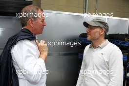 (L to R): Martin Brundle (GBR) Sky Sports Commentator with Jacques Villeneuve (CDN). 22.11.2013. Formula 1 World Championship, Rd 19, Brazilian Grand Prix, Sao Paulo, Brazil, Practice Day.