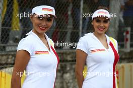 Grid Girls. 24.11.2013. Formula 1 World Championship, Rd 19, Brazilian Grand Prix, Sao Paulo, Brazil, Race Day.
