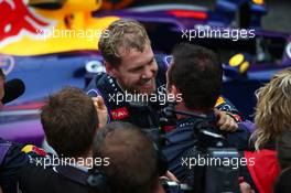 Sebastian Vettel (GER) Red Bull Racing. 24.11.2013. Formula 1 World Championship, Rd 19, Brazilian Grand Prix, Sao Paulo, Brazil, Race Day.