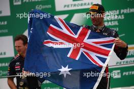 Mark Webber (AUS) Red Bull Racing. 24.11.2013. Formula 1 World Championship, Rd 19, Brazilian Grand Prix, Sao Paulo, Brazil, Race Day.