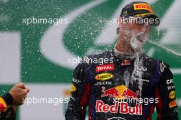 Mark Webber (AUS) Red Bull Racing. 24.11.2013. Formula 1 World Championship, Rd 19, Brazilian Grand Prix, Sao Paulo, Brazil, Race Day.