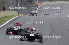 Daniel Ricciardo (AUS), Scuderia Toro Rosso  24.11.2013. Formula 1 World Championship, Rd 19, Brazilian Grand Prix, Sao Paulo, Brazil, Race Day.