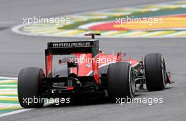 Max Chilton (GBR), Marussia F1 Team  24.11.2013. Formula 1 World Championship, Rd 19, Brazilian Grand Prix, Sao Paulo, Brazil, Race Day.