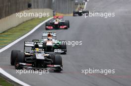 Esteban Gutierrez (MEX), Sauber F1 Team  24.11.2013. Formula 1 World Championship, Rd 19, Brazilian Grand Prix, Sao Paulo, Brazil, Race Day.