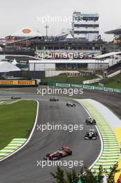 Jenson Button (GBR) McLaren MP4-28. 24.11.2013. Formula 1 World Championship, Rd 19, Brazilian Grand Prix, Sao Paulo, Brazil, Race Day.