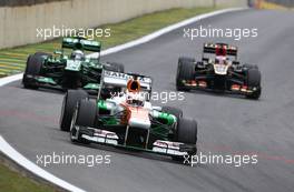Paul di Resta (GBR), Force India Formula One Team  24.11.2013. Formula 1 World Championship, Rd 19, Brazilian Grand Prix, Sao Paulo, Brazil, Race Day.
