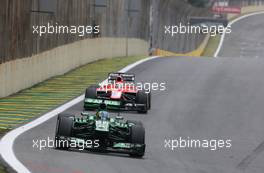  24.11.2013. Formula 1 WoCharles Pic (FRA), Catheram Formula One Team rld Championship, Rd 19, Brazilian Grand Prix, Sao Paulo, Brazil, Race Day.