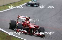 Felipe Massa (BRA), Scuderia Ferrari  24.11.2013. Formula 1 World Championship, Rd 19, Brazilian Grand Prix, Sao Paulo, Brazil, Race Day.